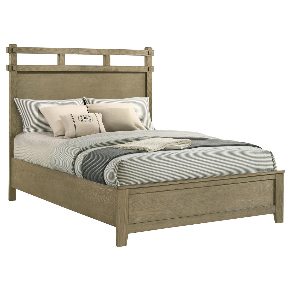 Coaster Furniture Hazlewood 207531Q 61-inch Queen Panel Bed - Vineyard Oak IMAGE 7