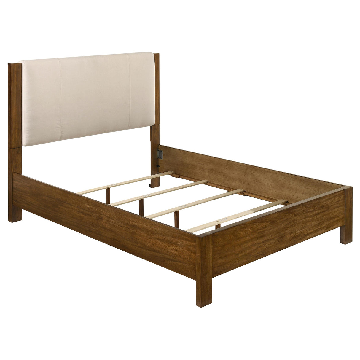 Coaster Furniture Adderley 215851Q Queen Wood Panel Bed - Cream/Warm Brown IMAGE 4