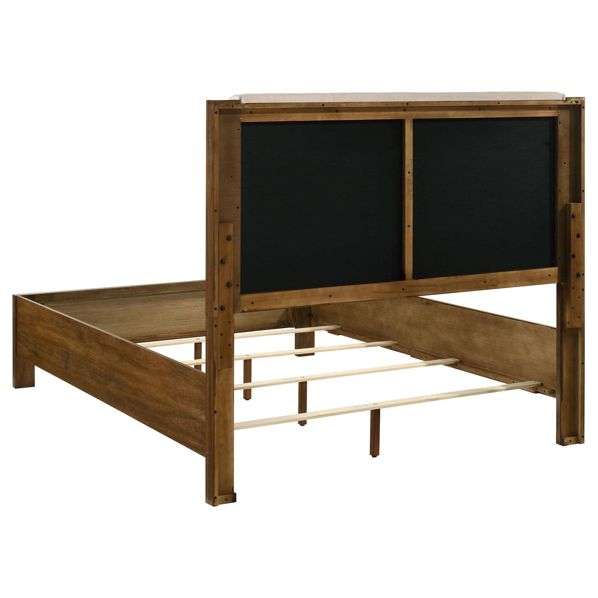 Coaster Furniture Adderley 215851Q Queen Wood Panel Bed - Cream/Warm Brown IMAGE 5