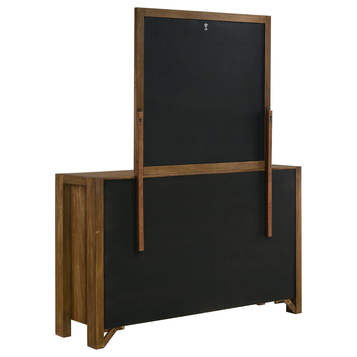 Coaster Furniture Adderley 215853M 8-drawer Bedroom Dresser and Mirror - Warm Brown IMAGE 5