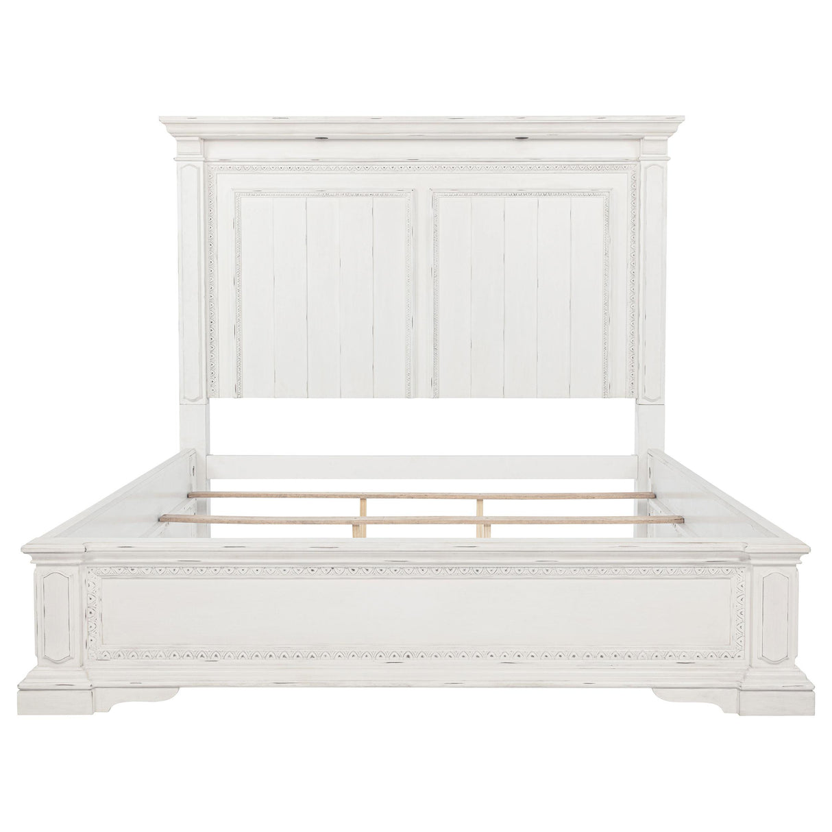 Coaster Furniture McKinney 215871KE Eastern King LED Light Panel Bed - Vintage White IMAGE 12