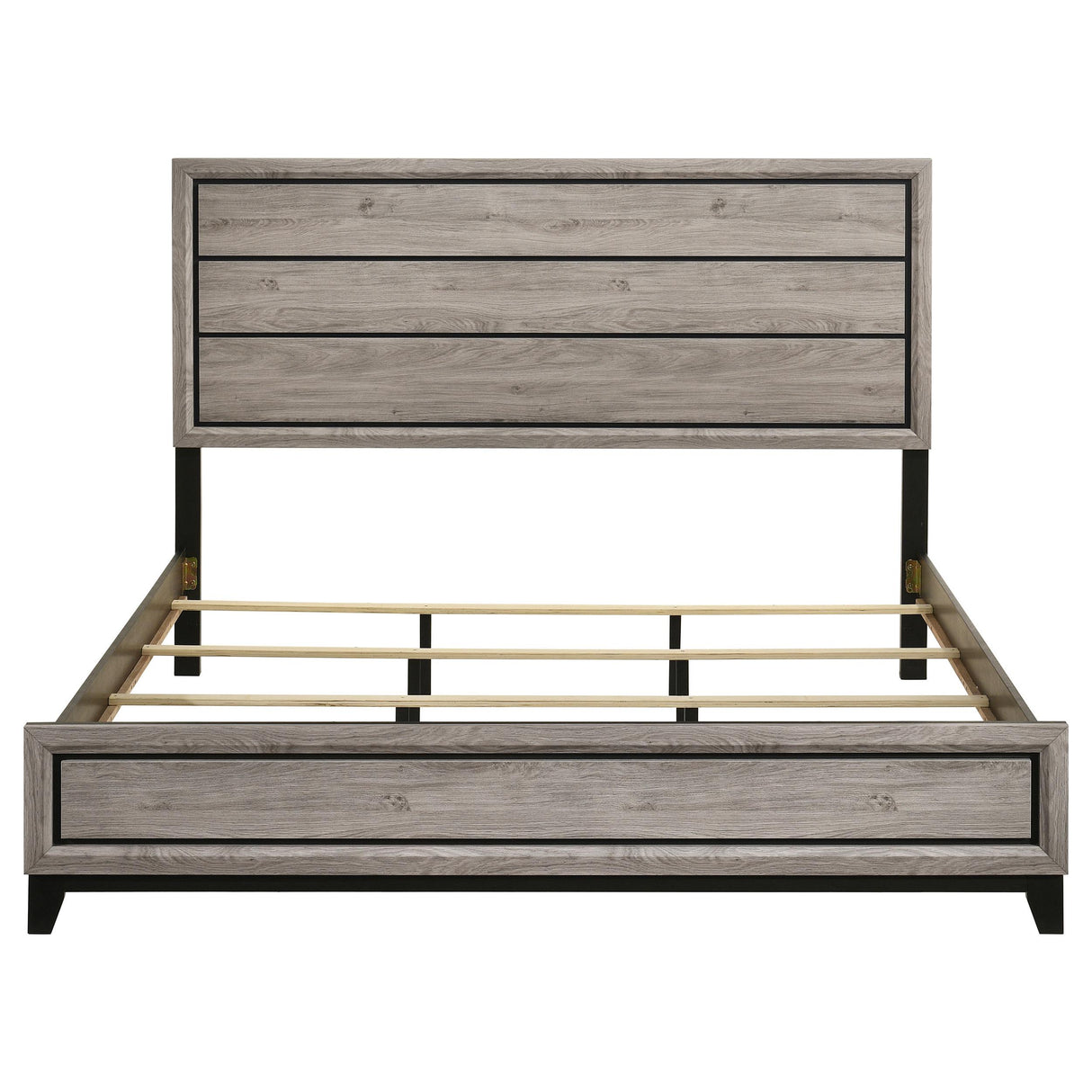 Coaster Furniture Valen 215911KE Wood Eastern King Panel Bed - Light Taupe IMAGE 2