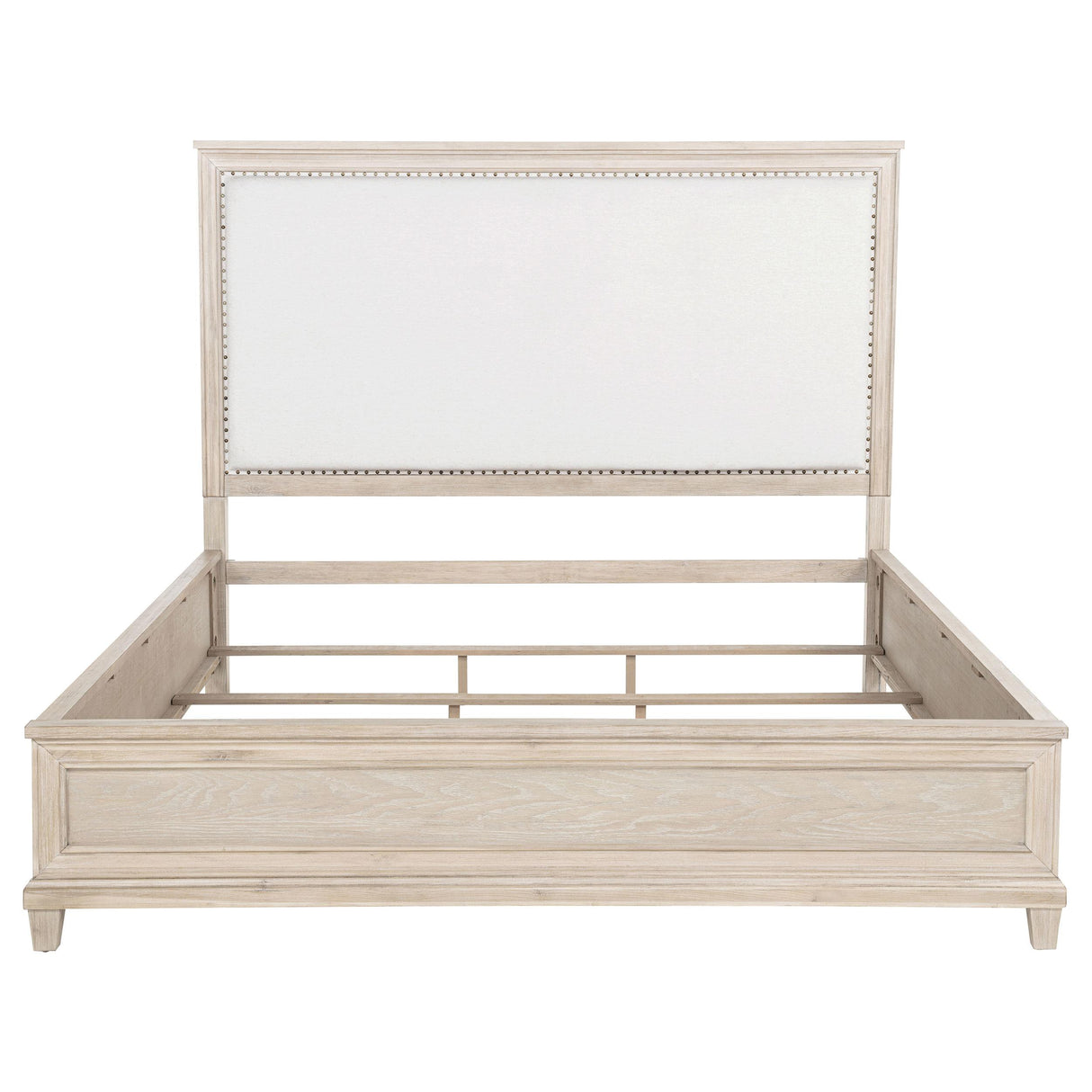 Coaster Furniture Pembroke 215921KW 66-inch California King Panel Bed - Washed Oak IMAGE 7