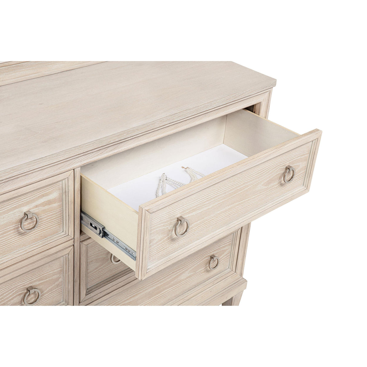 Coaster Furniture Pembroke 215923M 6-drawer Bedroom Dresser with Mirror - Washed Oak IMAGE 6
