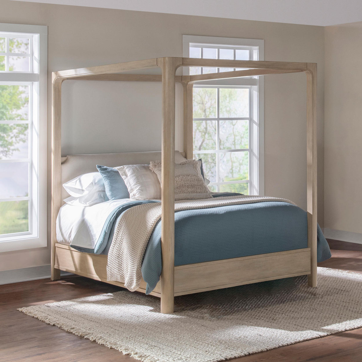 Coaster Furniture Solano 222520Q 85-inch Queen Canopy Bed - Weathered Mango IMAGE 5