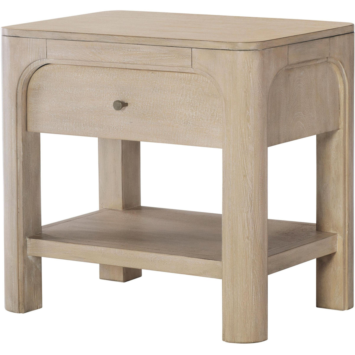 Coaster Furniture Solano 222522 1-drawer Nightstand Bedside Table - Weathered Mango IMAGE 4