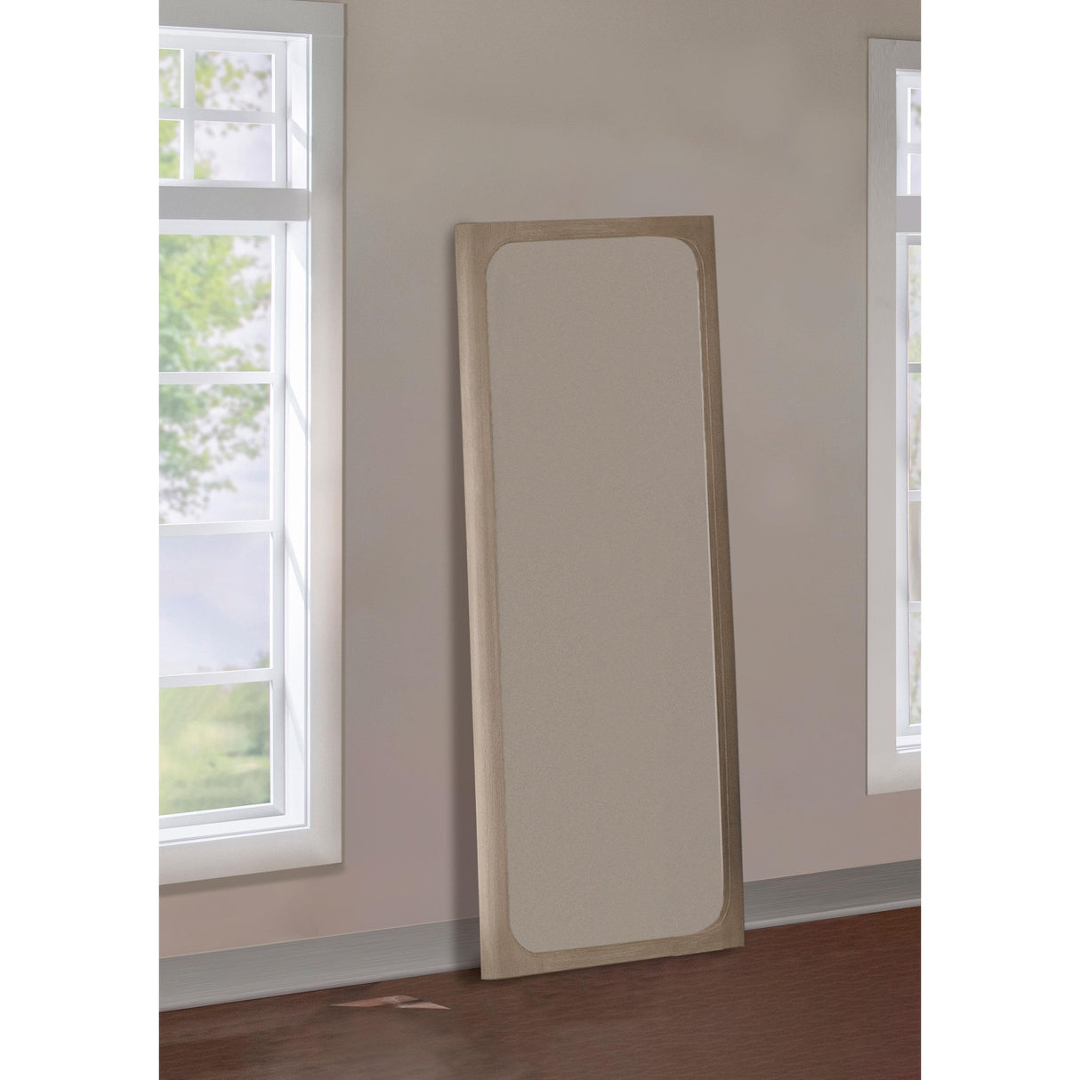 Coaster Furniture Solano 222528 80-inch Full Length Floor Mirror - Weathered Mango IMAGE 4