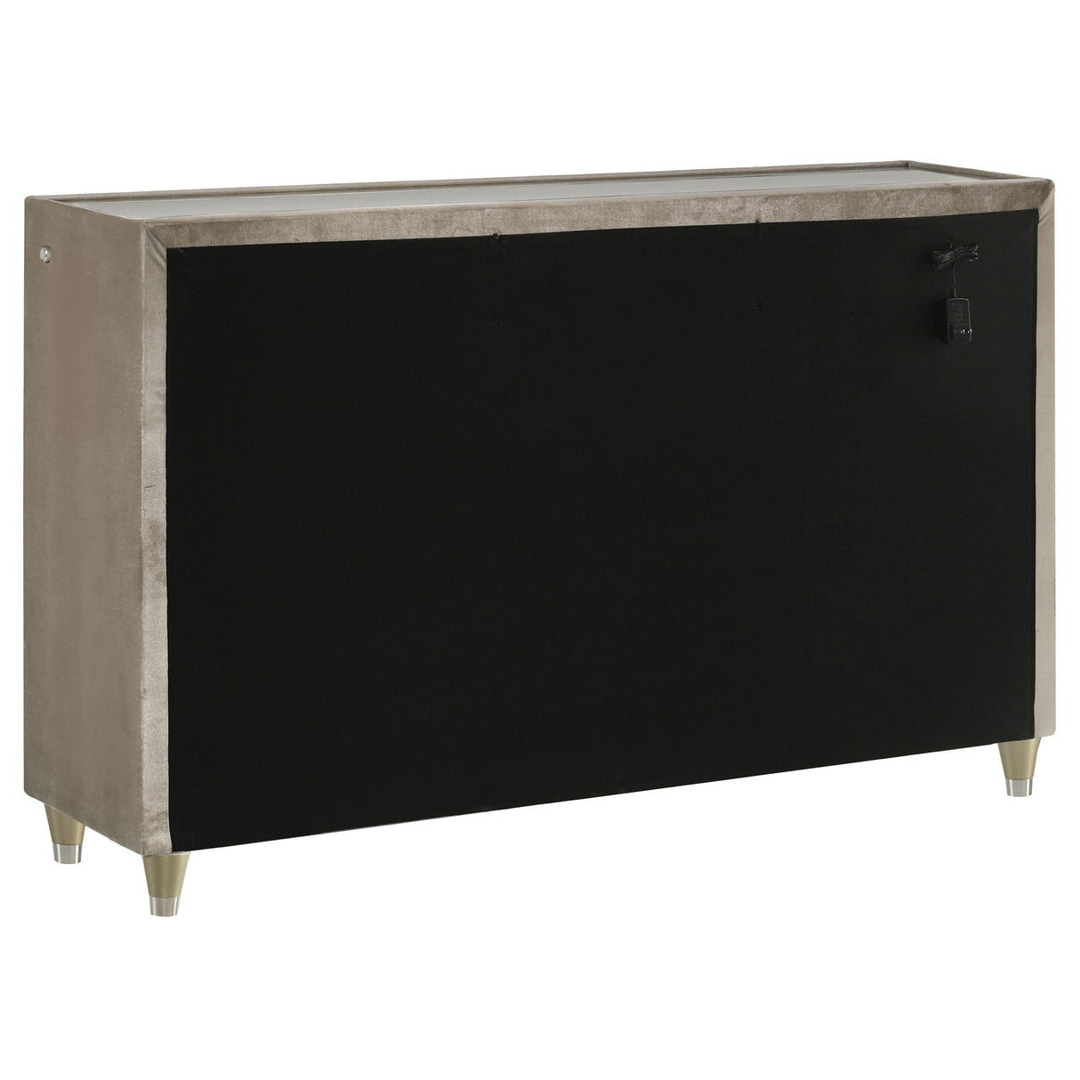 Coaster Furniture Lorient 222663 8-drawer LED Bedroom Dresser Cabinet - Ivory/Camel IMAGE 2