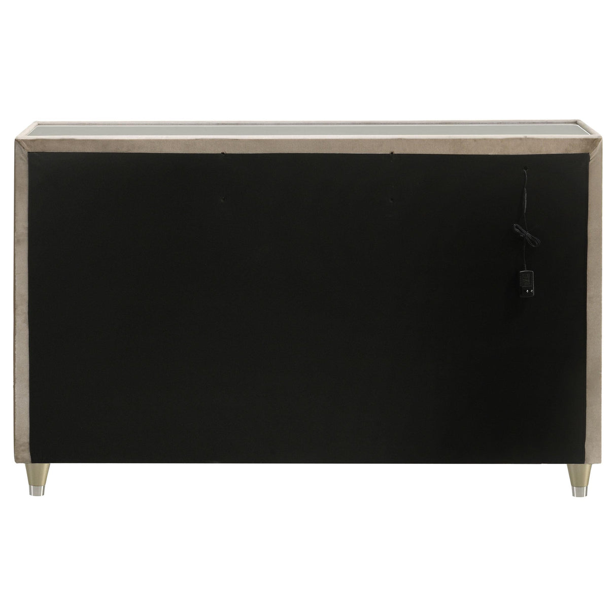 Coaster Furniture Lorient 222663 8-drawer LED Bedroom Dresser Cabinet - Ivory/Camel IMAGE 3