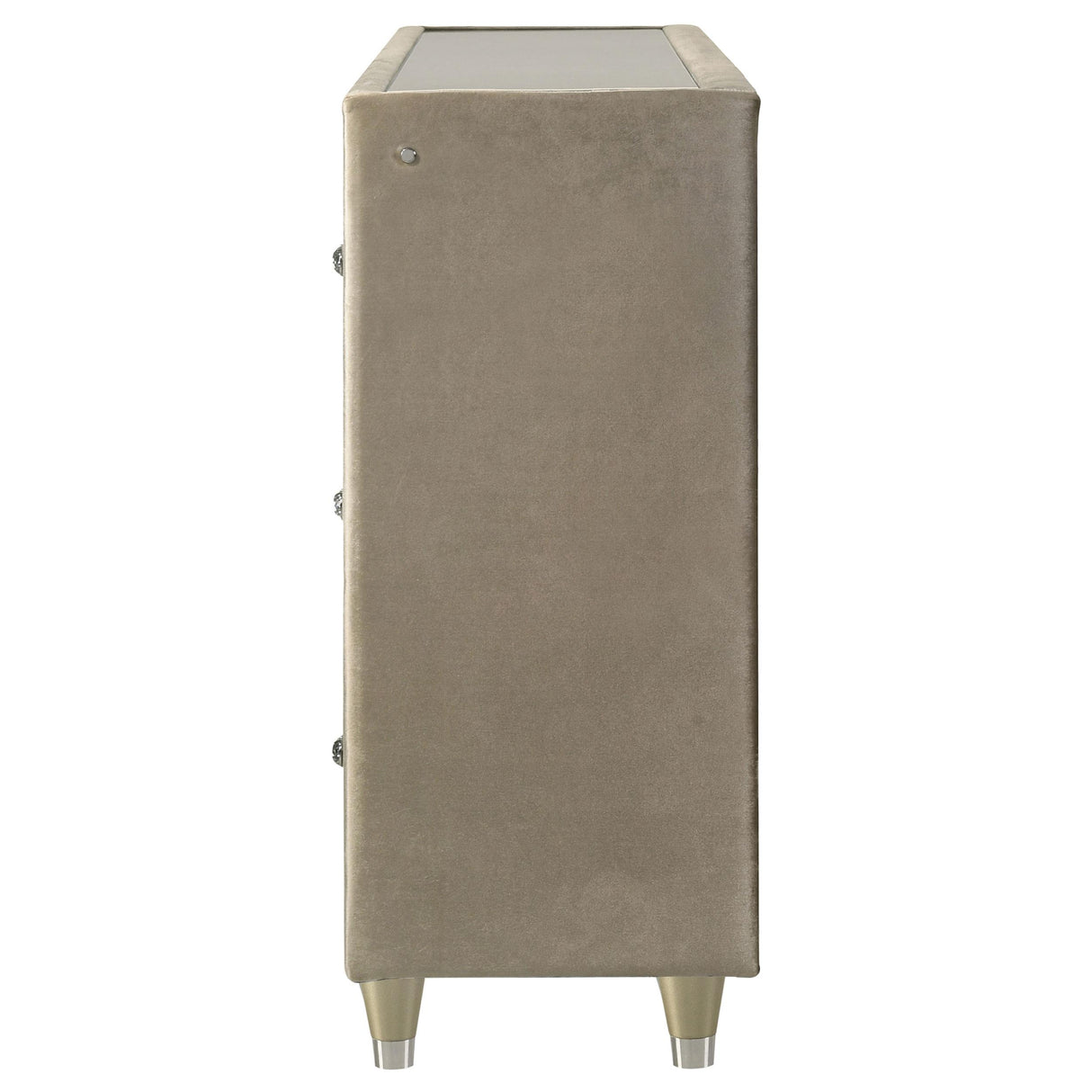 Coaster Furniture Lorient 222663FB 8-drawer LED Bedroom Flame Box Dresser - Ivory Camel IMAGE 12
