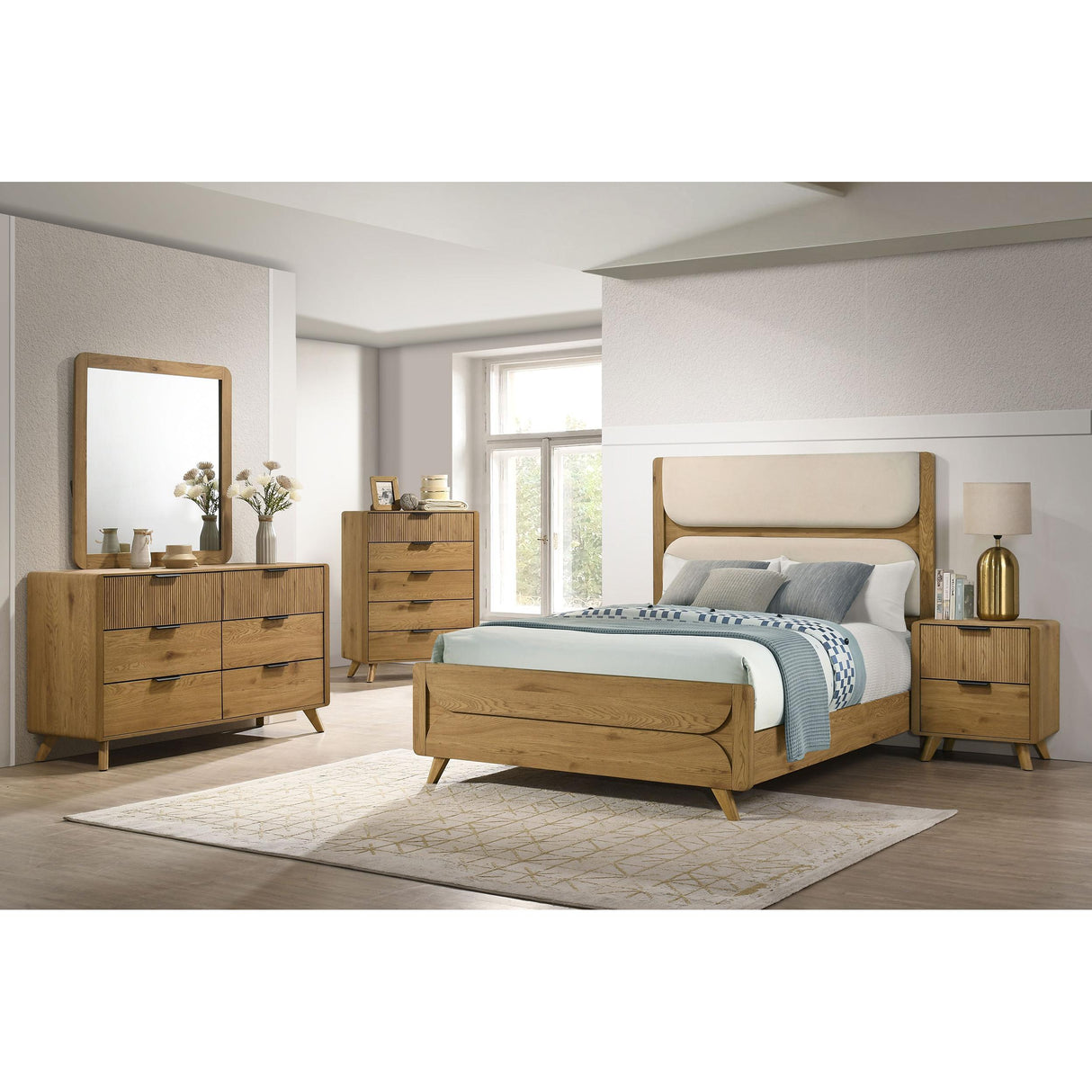 Coaster Furniture Bennett 222905 5-drawer Bedroom Chest - Light Oak IMAGE 15