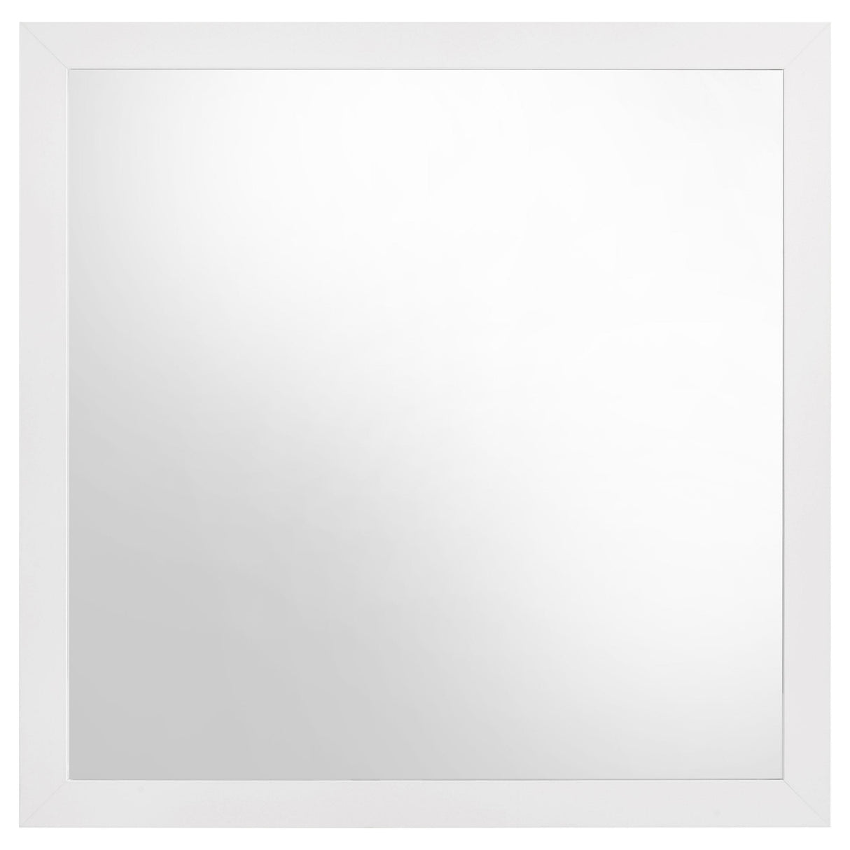 Coaster Furniture Ines 223094 Dresser Mirror - White High Gloss IMAGE 2