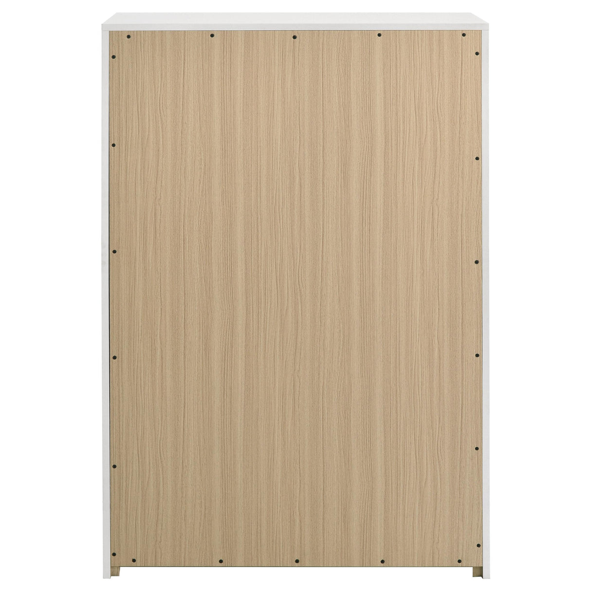 Coaster Furniture Ines 223095 5-drawer Bedroom Chest - White High Gloss IMAGE 2