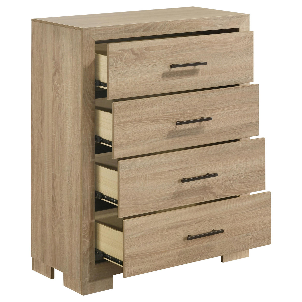 Coaster Furniture Arielle 223115 4-drawer Bedroom Chest - Light Oak IMAGE 2