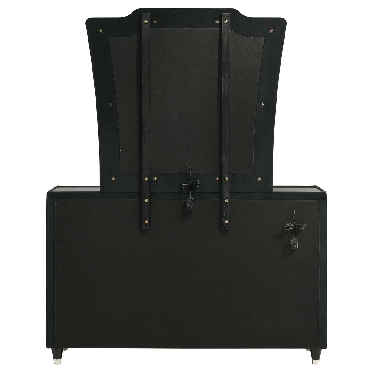 Coaster Furniture Lorient 223163M 8-drawer LED Dresser with Mirror - Black IMAGE 9