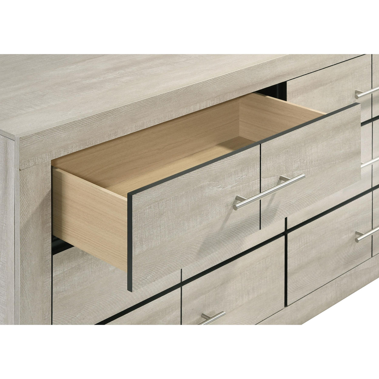 Coaster Furniture Trenton 225063 6-drawer Bedroom Dresser - Rustic Cream IMAGE 6