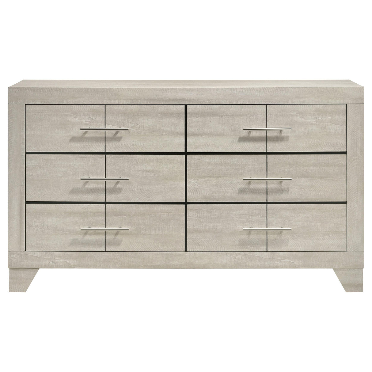 Coaster Furniture Trenton 225063 6-drawer Bedroom Dresser - Rustic Cream IMAGE 7