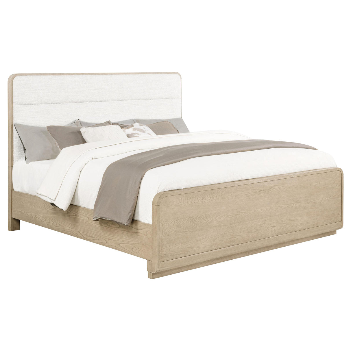 Coaster Furniture Ladera 225081KE 56-inch Eastern King Panel Bed - Light Elm IMAGE 8