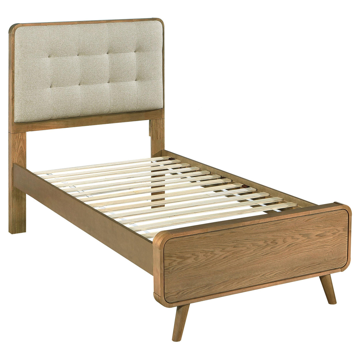 Coaster Furniture Robyn 225091T Wood Twin Platform Bed - Light Ash IMAGE 4