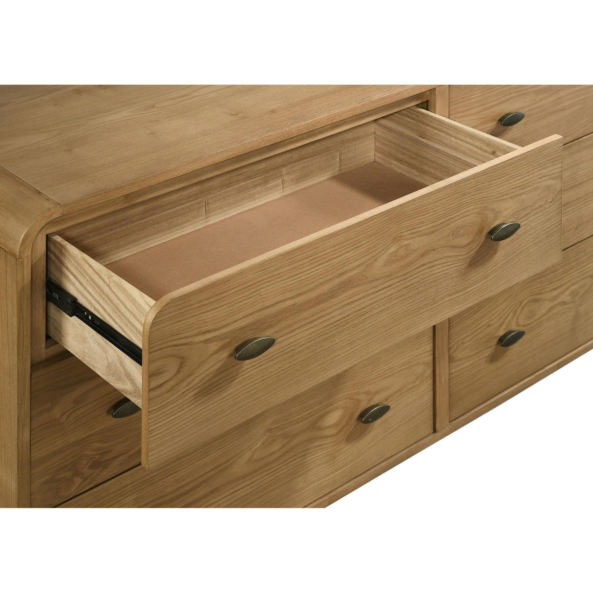 Coaster Furniture Robyn 225093M 6-drawer Bedroom Dresser and Mirror - Light Ash IMAGE 10