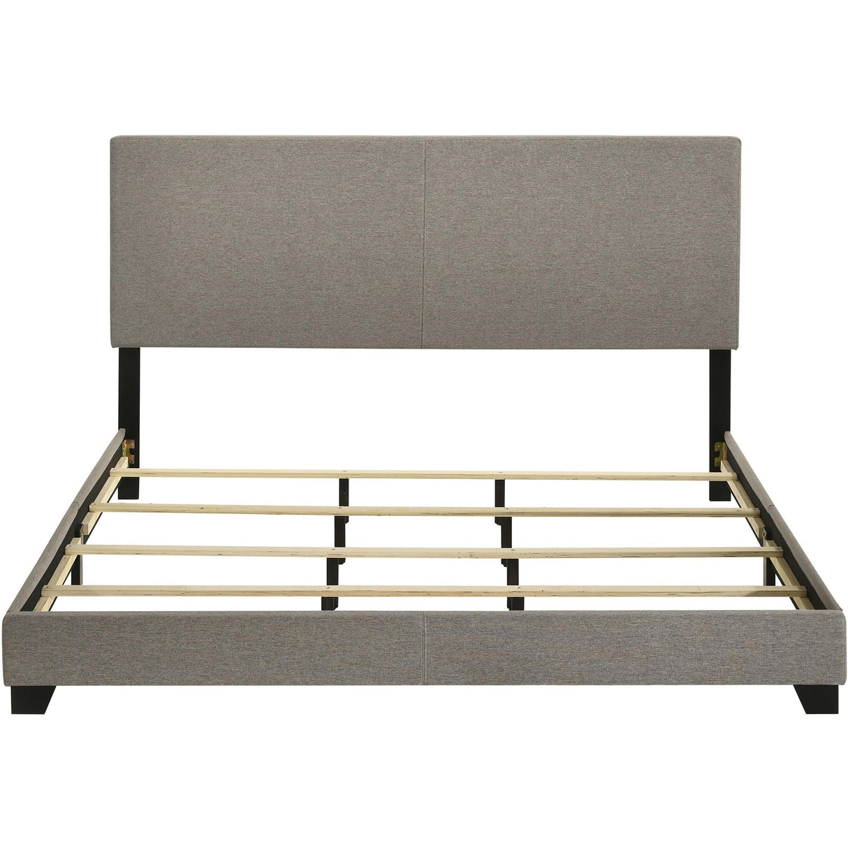 Coaster Furniture Dorian 300851KW Fabric Upholstered California King Panel Bed - Taupe IMAGE 4