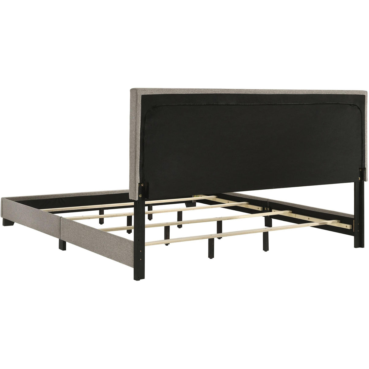 Coaster Furniture Dorian 300851KW Fabric Upholstered California King Panel Bed - Taupe IMAGE 5