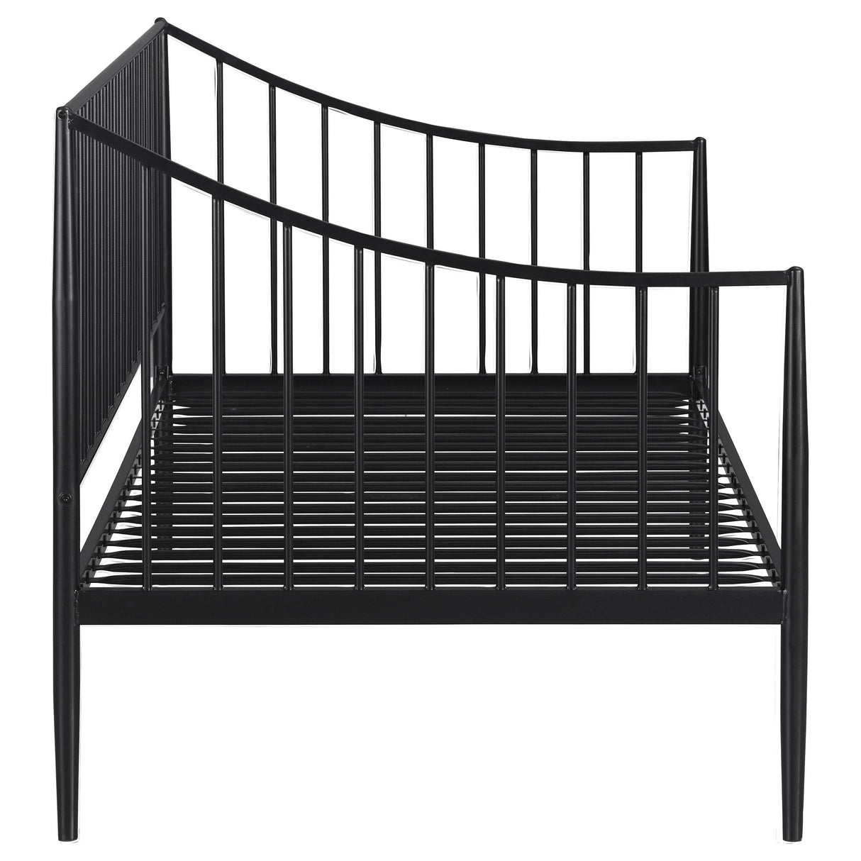 Coaster Furniture Newbury 301056 Metal Twin Daybed Bed Frame - Matte Black IMAGE 6