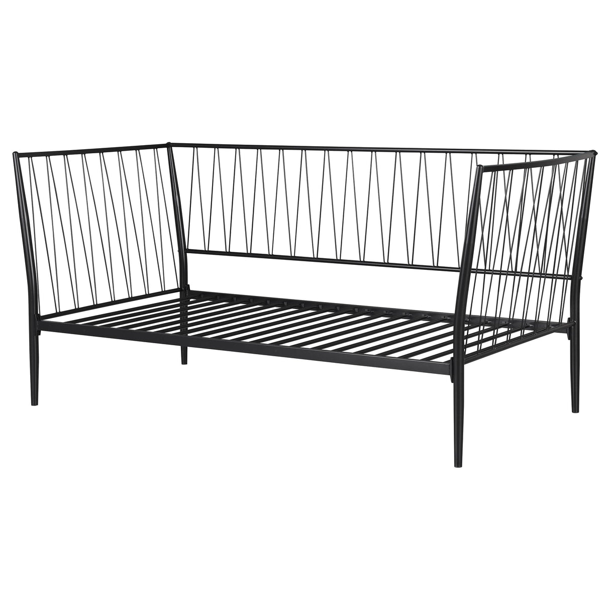 Coaster Furniture Richland 301057 Metal Twin Daybed Bed Frame - Matte Black IMAGE 3