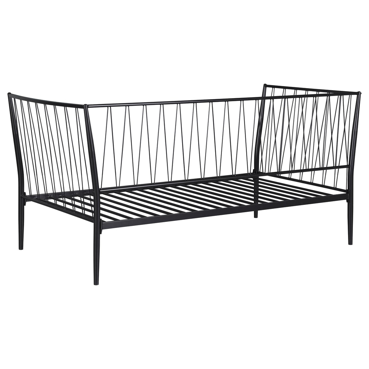 Coaster Furniture Richland 301057 Metal Twin Daybed Bed Frame - Matte Black IMAGE 9