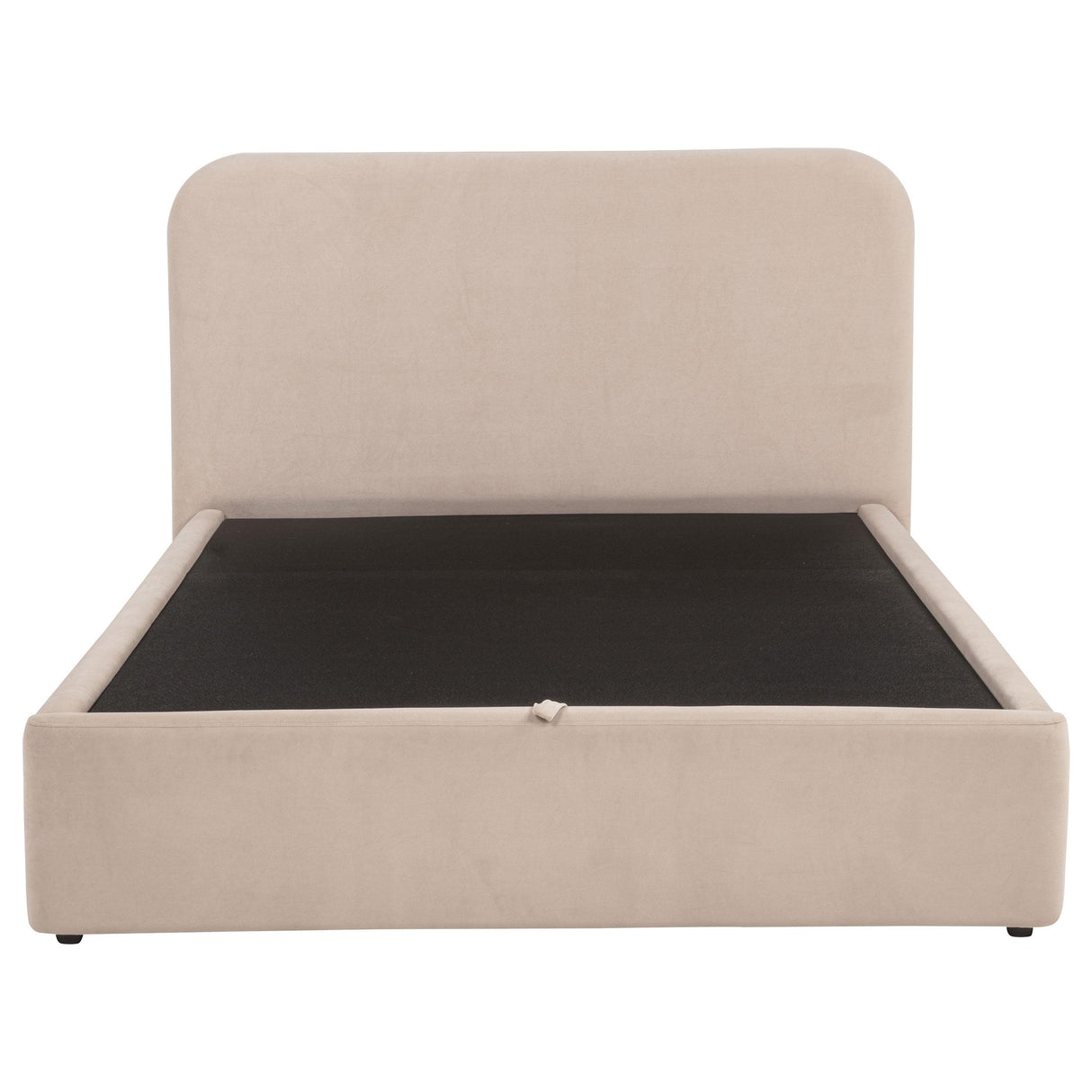 Coaster Furniture Anders 306037BEIQ Upholstered Queen Storage Lift Platform Bed - Beige IMAGE 3