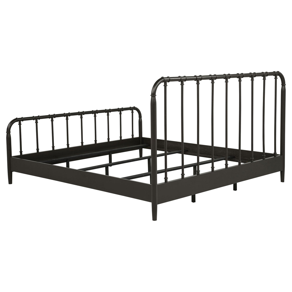 Coaster Furniture Rocco 310035KE All Wood Water Pipe Open Frame Eastern King Bed - Dark Bronze IMAGE 6