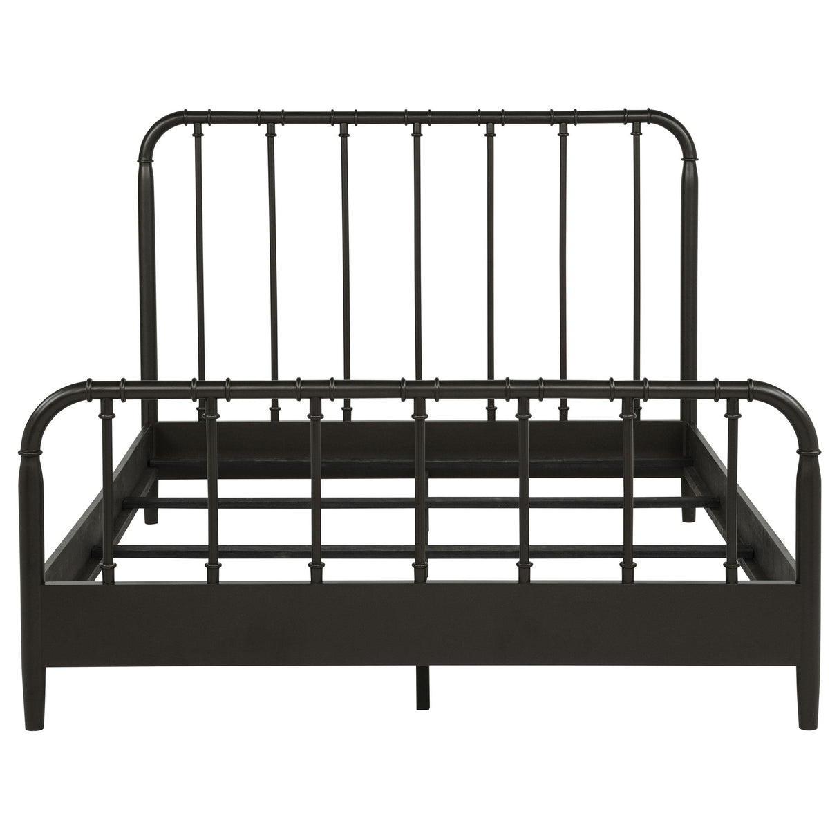 Coaster Furniture Rocco 310035Q All Wood Water Pipe Open Frame Queen Bed - Dark Bronze IMAGE 4