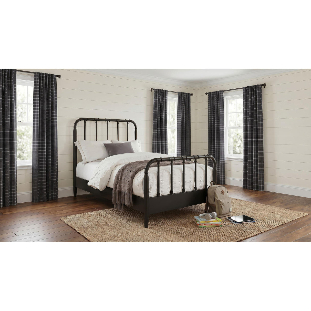 Coaster Furniture Rocco 310035T All Wood Water Pipe Open Frame Twin Bed - Dark Bronze IMAGE 4