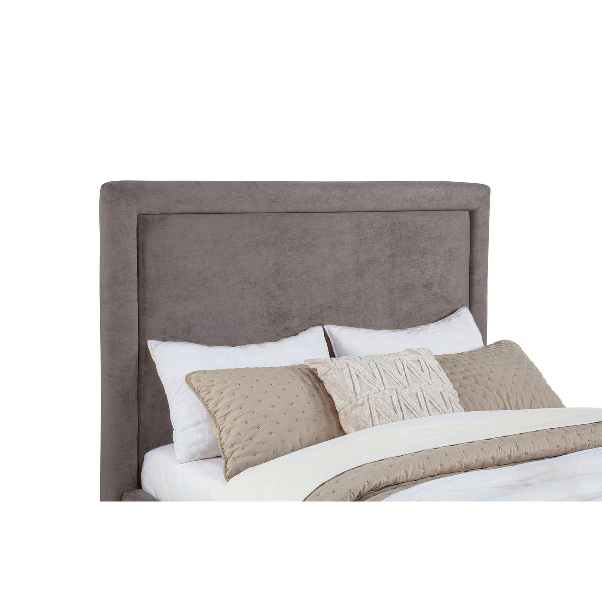 Coaster Furniture Lawson 315835MF 54-inch Upholstered Full Panel Platform Bed - Mushroom IMAGE 3