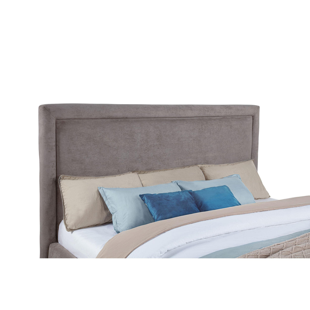 Coaster Furniture Lawson 315835MKE 54-inch Upholstered Eastern King Platform Bed - Mushroom IMAGE 3