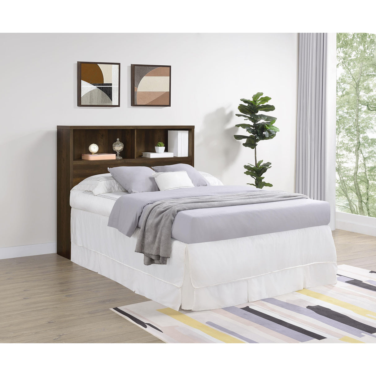 Coaster Furniture Westpark 315881F 49-inch Full Bookcase Headboard - Dark Pine IMAGE 6
