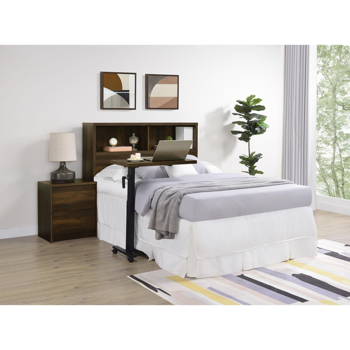 Coaster Furniture Westpark 315881F 49-inch Full Bookcase Headboard - Dark Pine IMAGE 8
