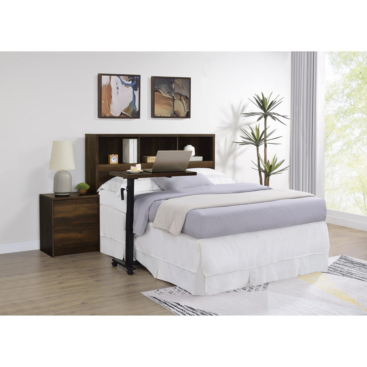 Coaster Furniture Westpark 315881Q 49-inch Queen Bookcase Headboard - Dark Pine IMAGE 9