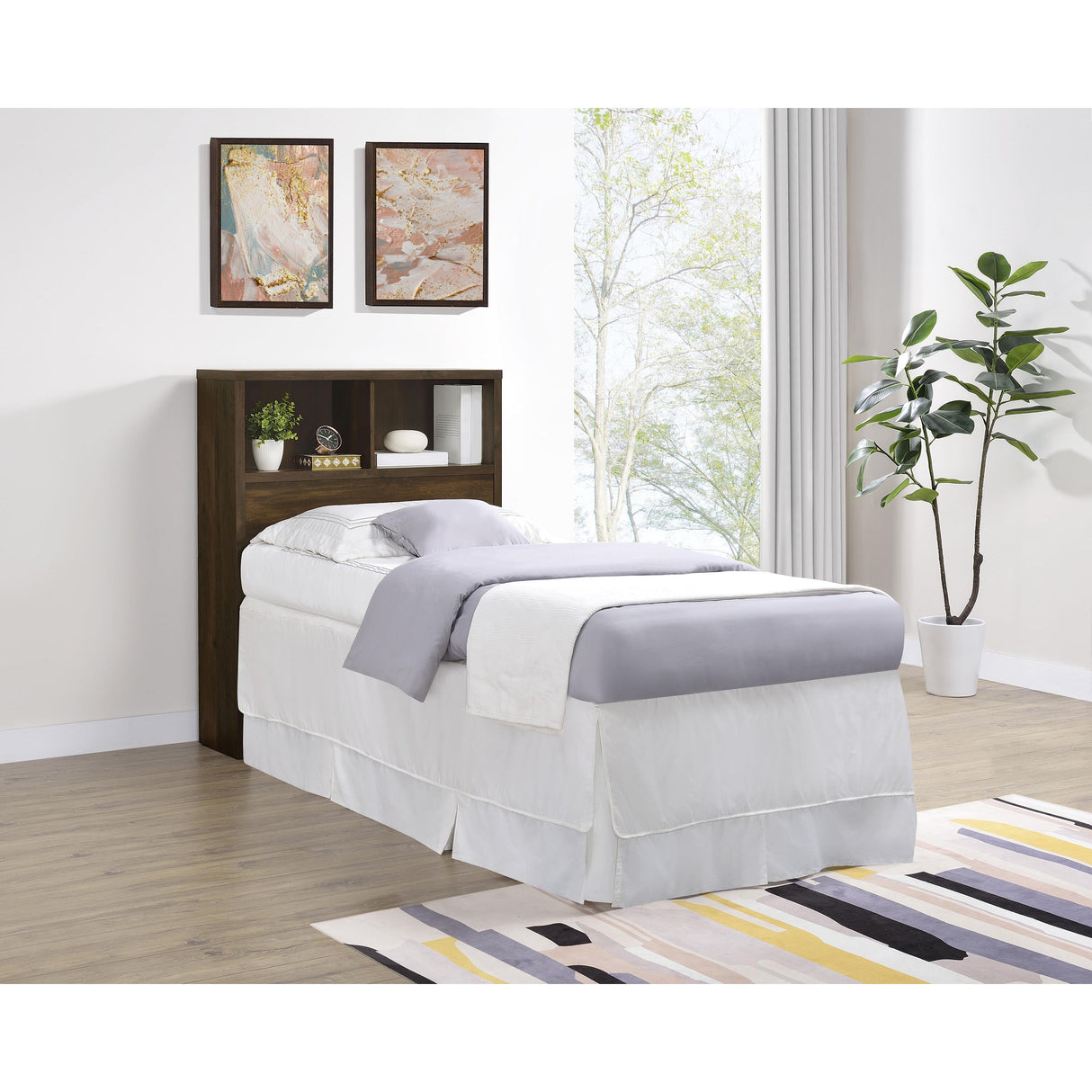 Coaster Furniture Westpark 315881T 49-inch Twin Bookcase Headboard - Dark Pine IMAGE 6