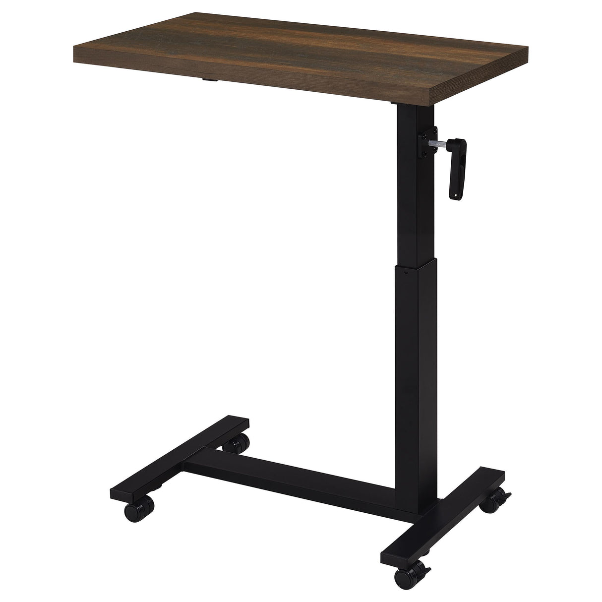 Coaster Furniture Westpark 315886 Height Adjustable Mobile Bedroom C-Table - Dark Pine IMAGE 4