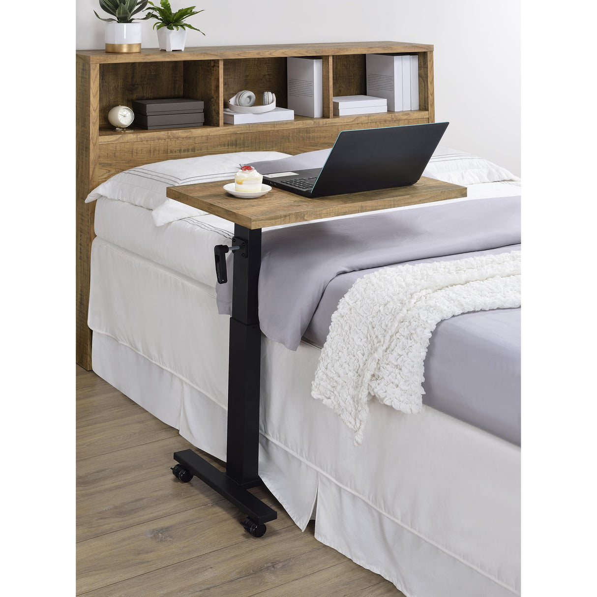 Coaster Furniture Westpark 315906 Height Adjustable Mobile Bedroom C-Table - Mango IMAGE 6