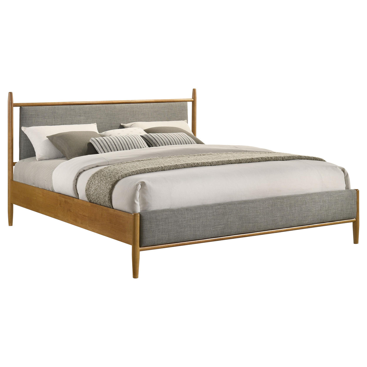 Coaster Furniture Mason 315914KE 46-inch Eastern King Panel Platform Bed - Light Brown IMAGE 6