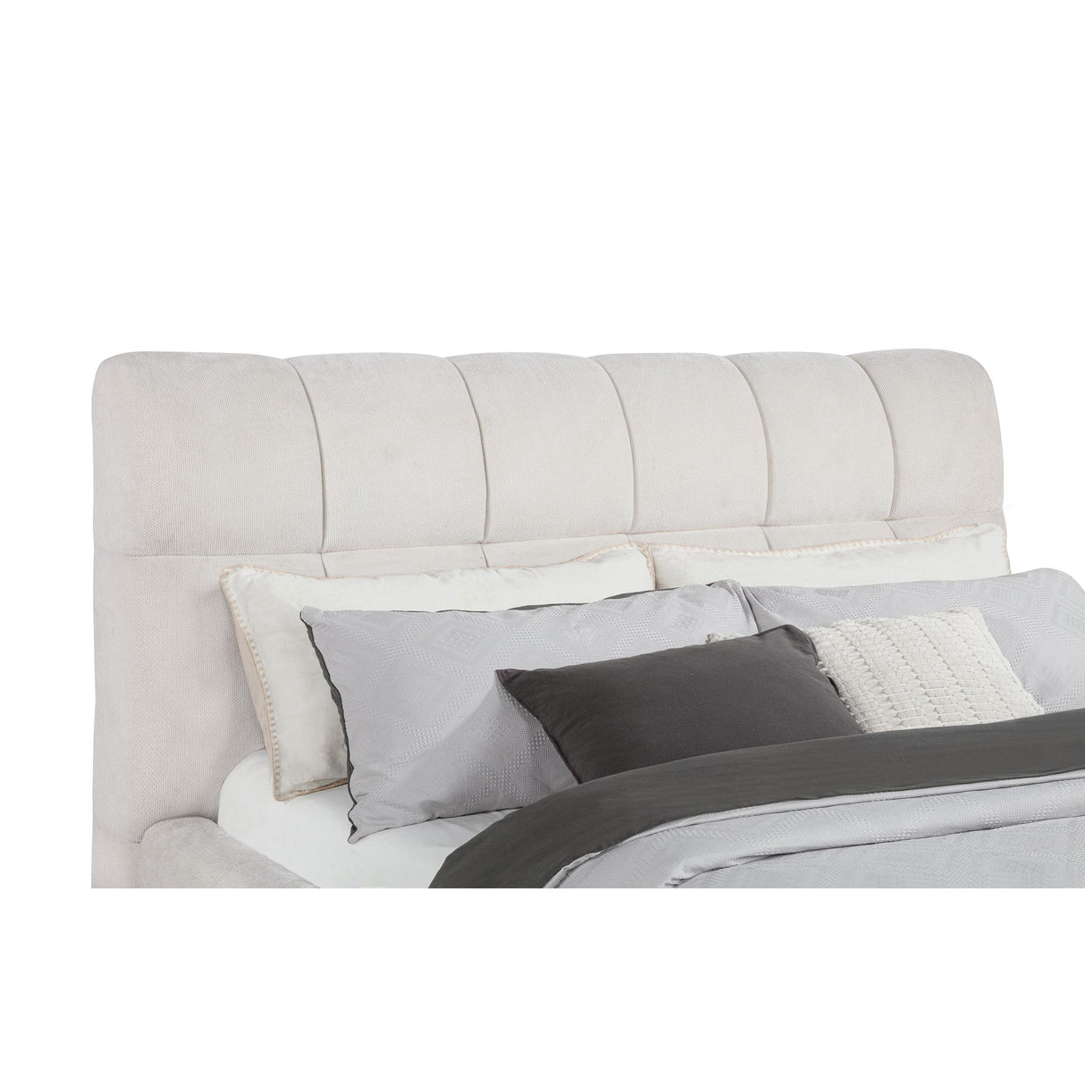 Coaster Furniture Nollet 315917CRMKW 48-inch Upholstered California King Platform Bed - Cream IMAGE 3