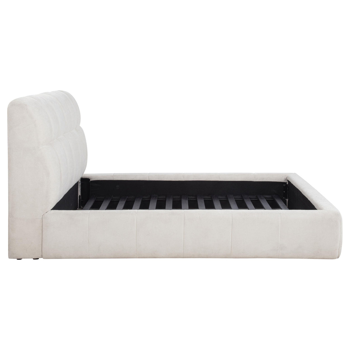 Coaster Furniture Nollet 315917CRMQ 48-inch Upholstered Queen Panel Platform Bed - Cream IMAGE 7