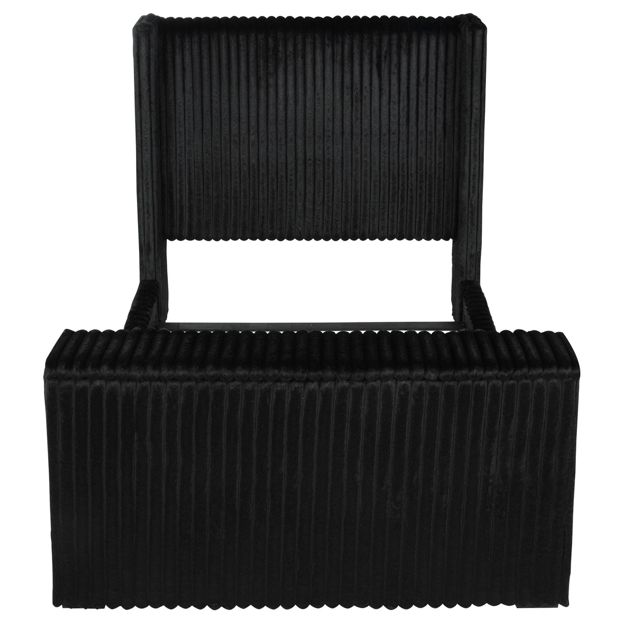 Coaster Furniture Centergrove 315945Q Upholstered Queen Wingback TV Bed - Black IMAGE 5