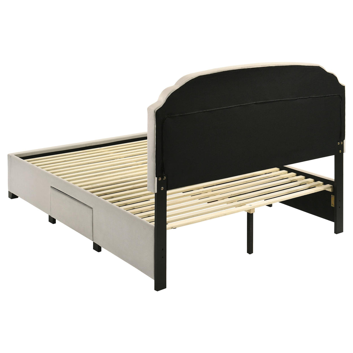 Coaster Furniture Marianna 316011Q 4-drawer Upholstered Queen Storage Bed - Cream IMAGE 2