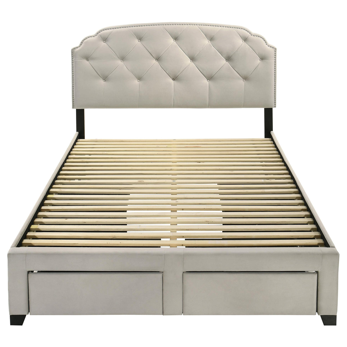 Coaster Furniture Marianna 316011Q 4-drawer Upholstered Queen Storage Bed - Cream IMAGE 9