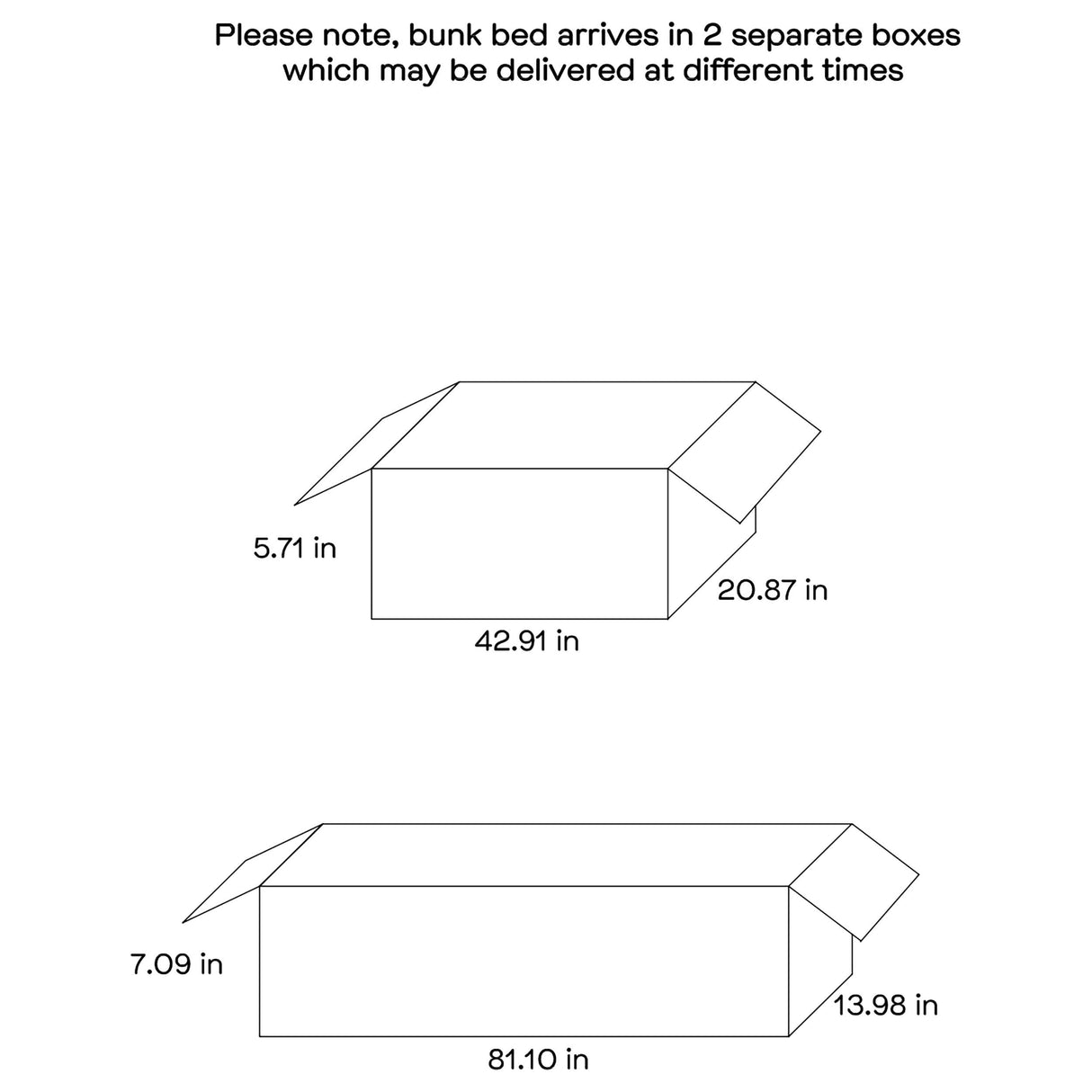 Coaster Furniture Ryder 400818-SM Wood Twin Over Twin Bunk Bed with Mattress - Weathered Taupe IMAGE 6