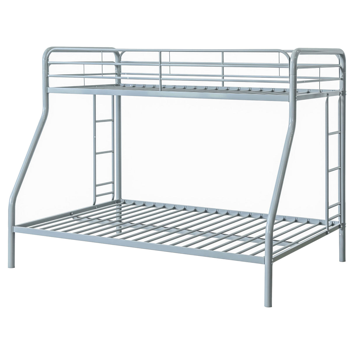 Coaster Furniture Carson 460340SVR Metal Twin Over Full Bunk Bed - Glossy Silver IMAGE 5