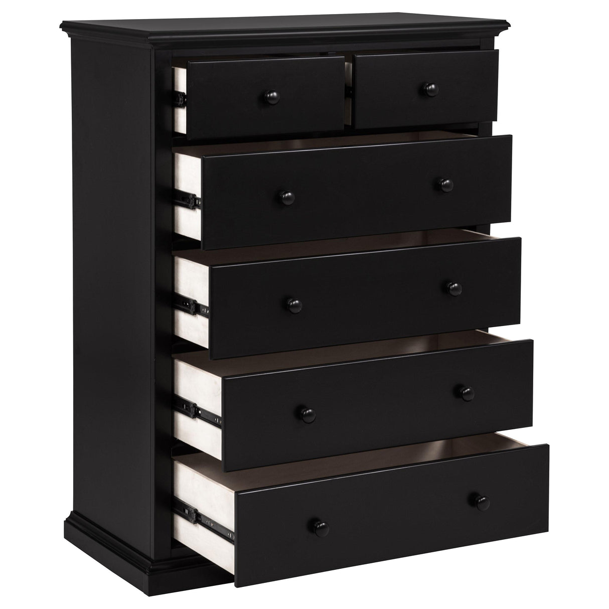 Coaster Furniture Sumerlin 460595BLK 6-drawer Bedroom Chest - Black IMAGE 8